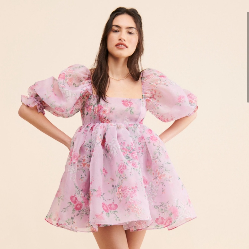 The Puff Floral Dress